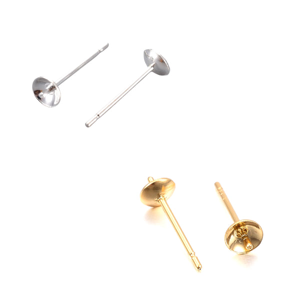 Stud, Pantallas, Stainless Steel, 4mm