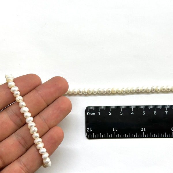 Perlas Naturales Cultivada de Agua Dulce, 6mm, Beads