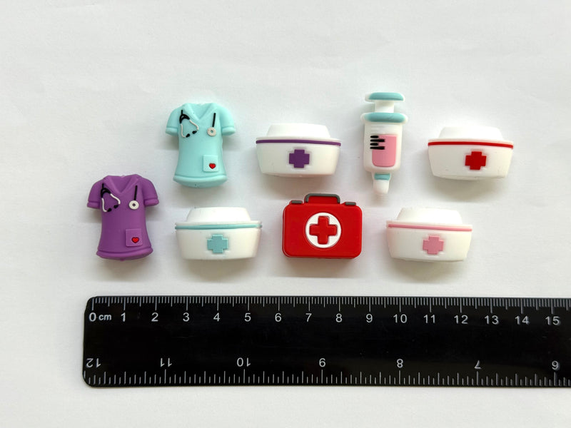 Enfermera, Enfermería, Inyección, Medicina, Silicona, Beads