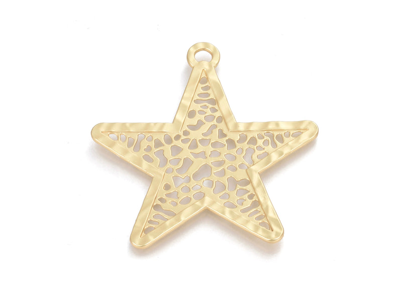 Estrella, Alloy, Enchapado 14k, Pendant