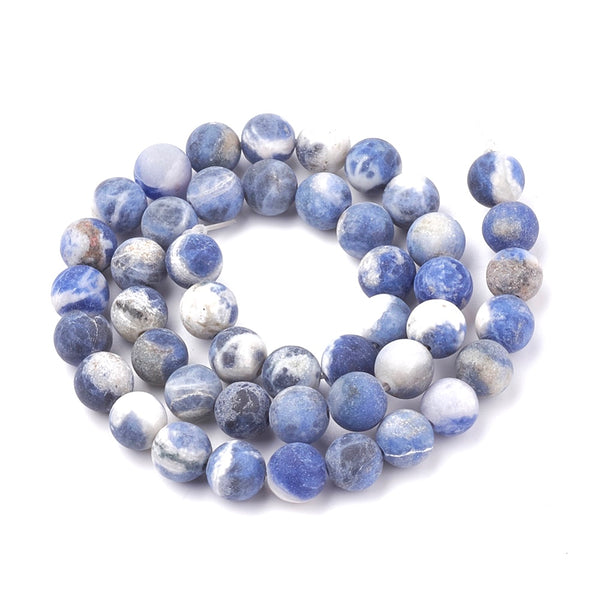 Sodalite, Piedra, 8mm/4mm, Beads