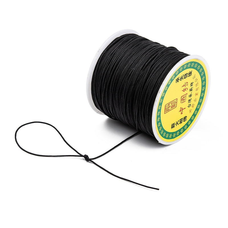 Hilo de Nylon Negro, 1mm