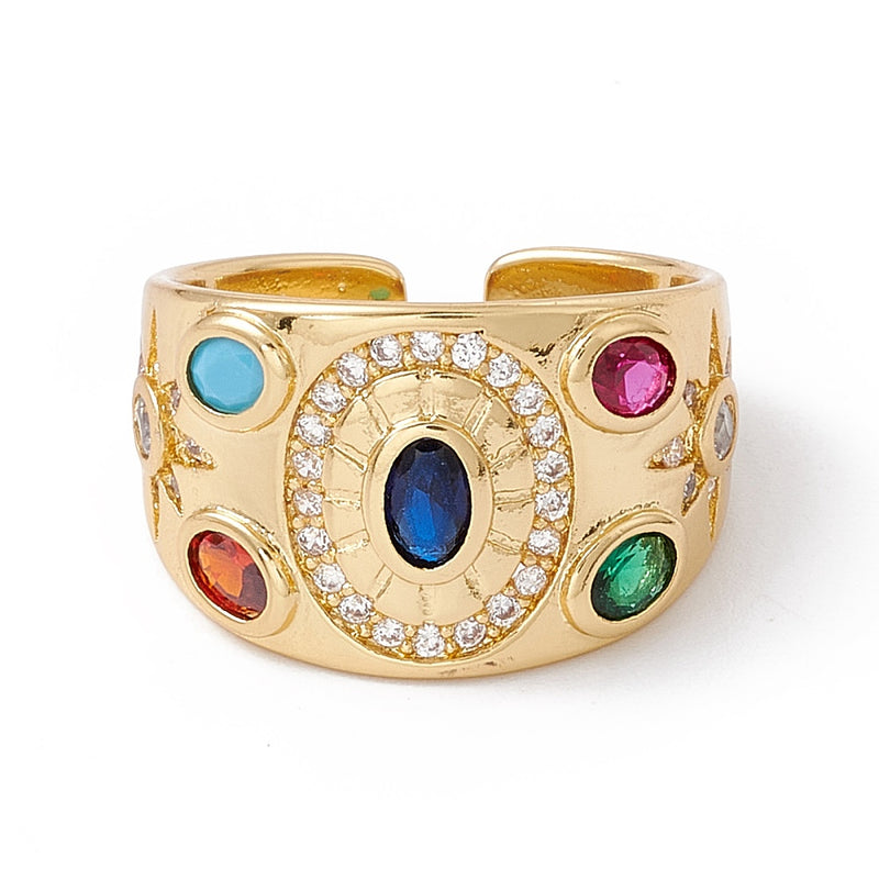 Sortija Ajustable, Enchapado 18k