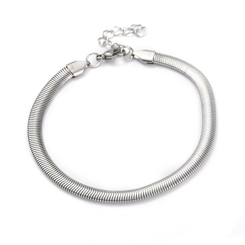 Pulsera de Serpiente, Stainless Steel