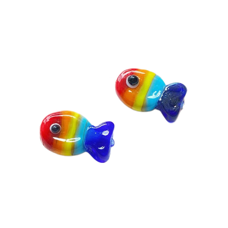 Pez, Cristal, Lampwork, Beads