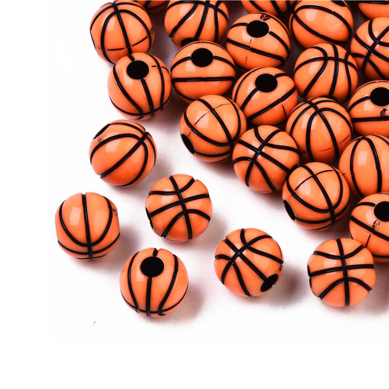 Bola de Baloncesto, Acrílico, Beads