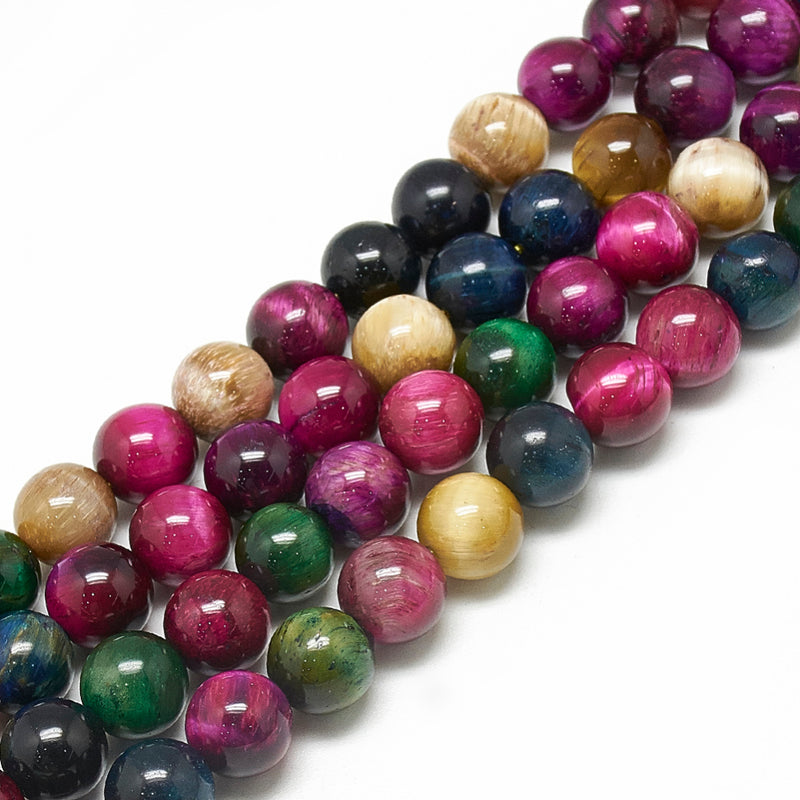 Ojo de Tigre, Beads, Piedra, 10mm