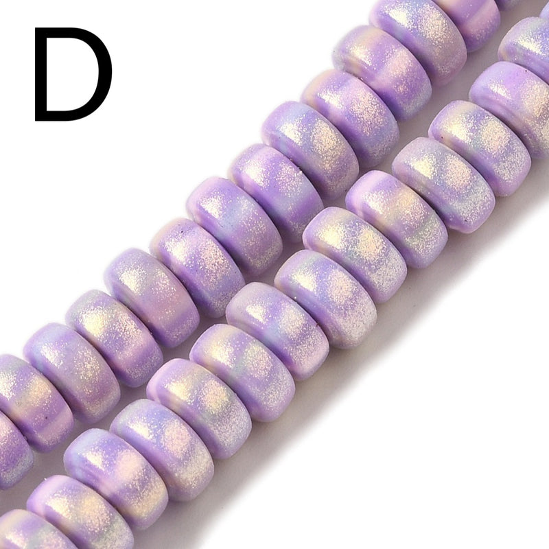 Polymer Clay, Rondelle, 7x3mm, Beads