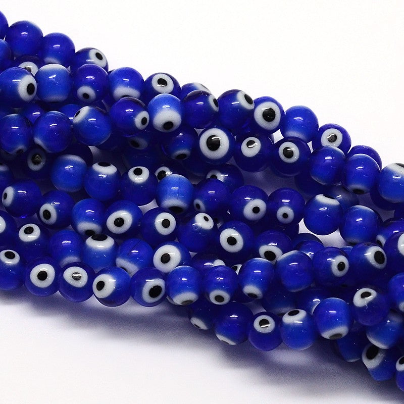 Evil Eye, Beads, Ojo, 8mm