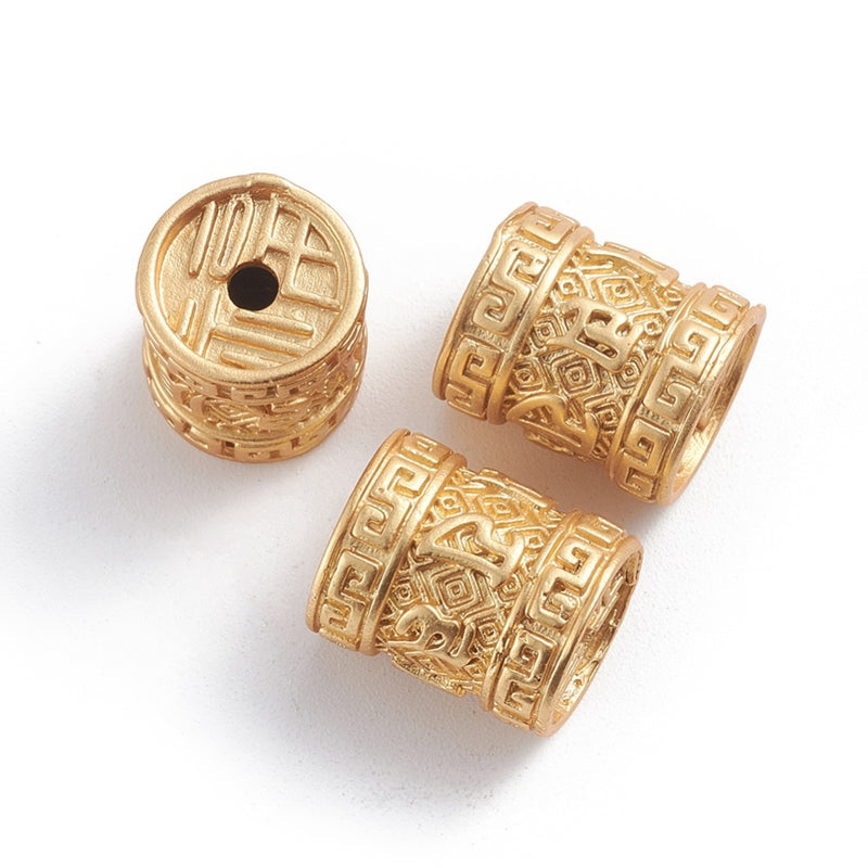 Bead con Diseño, Brass, Enchapado, Beads