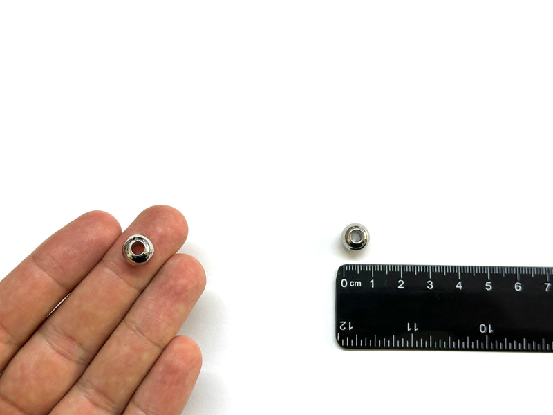 Separadores, Stainless Steel, 8mm, Beads/Separadores