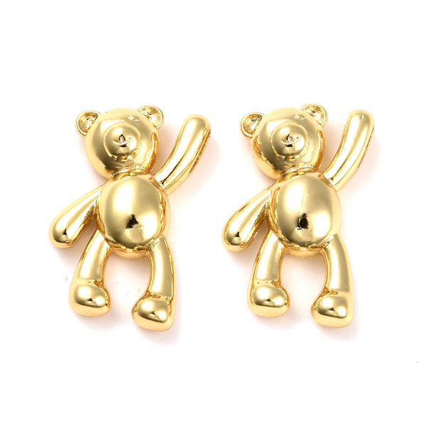 Oso, Enchapado 18k, Charm