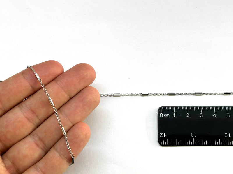 Cadena con Tubo, Stainless Steel, Cadena