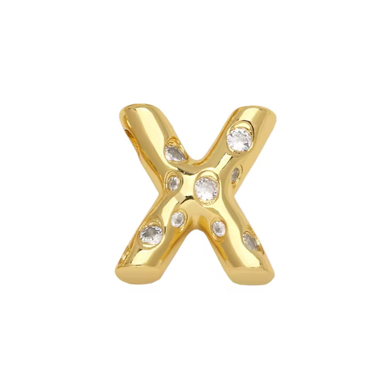 Letra, Inicial, Enchapado 18k, Pendant