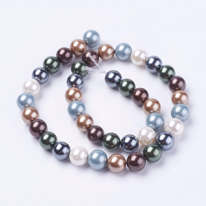 Perlas Nacaradas, Beads, 6mm