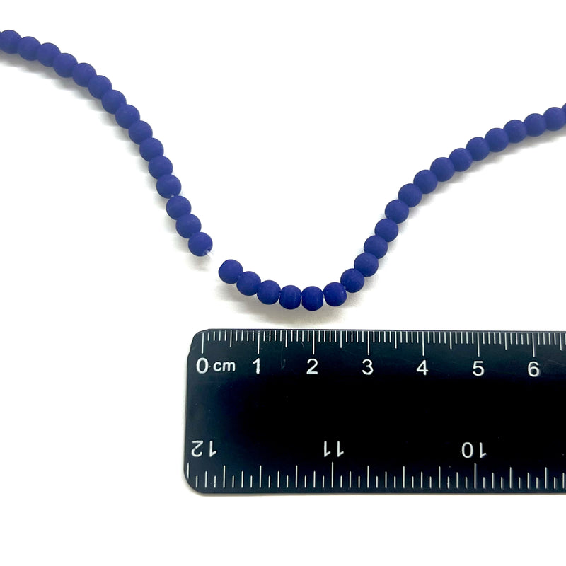 Cristal, Frosted, 4mm, Beads