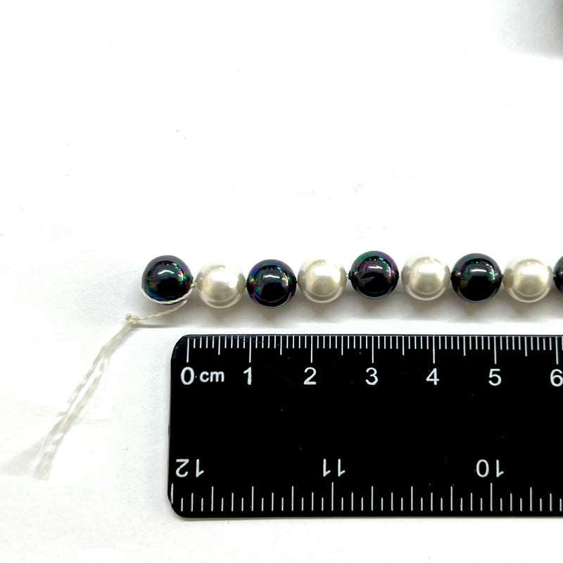 Perlas Nacaradas, 8mm, Beads