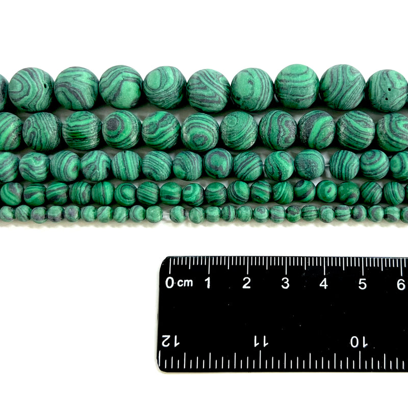 Malachite, Piedra, 4mm/6mm/8mm/10mm/12mm, Beads