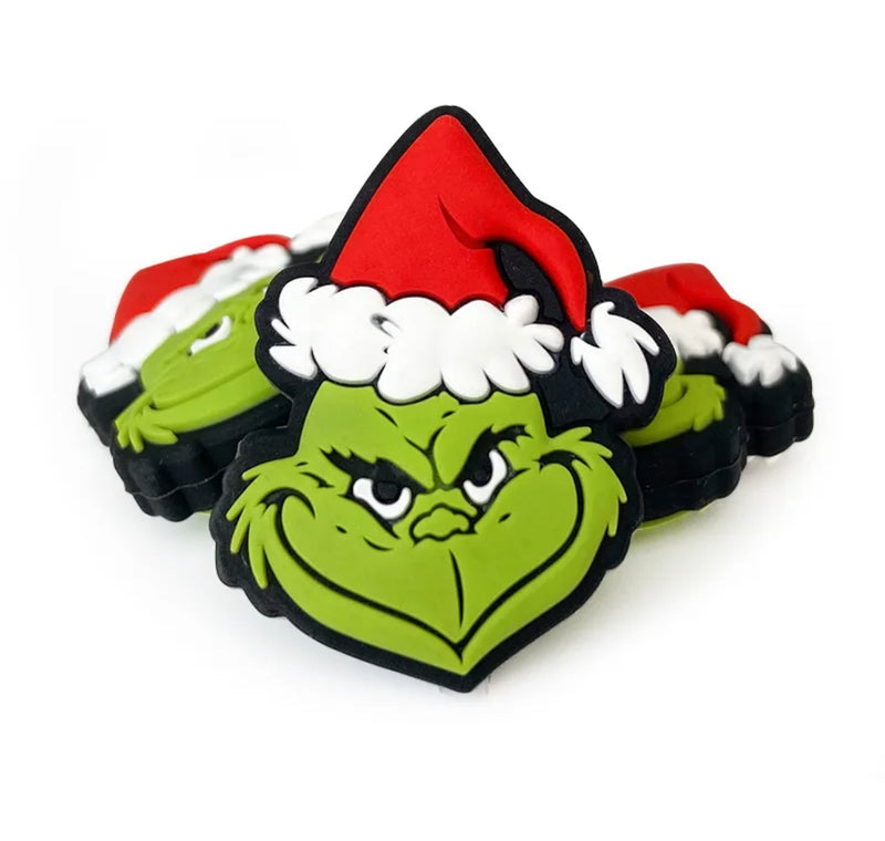 Grinch, Navidad, Silicona, Beads