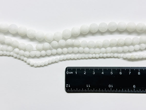 Jade, Piedra, Matte, 4/6/8/10mm, Beads