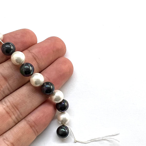 Perlas Nacaradas, 8mm, Beads