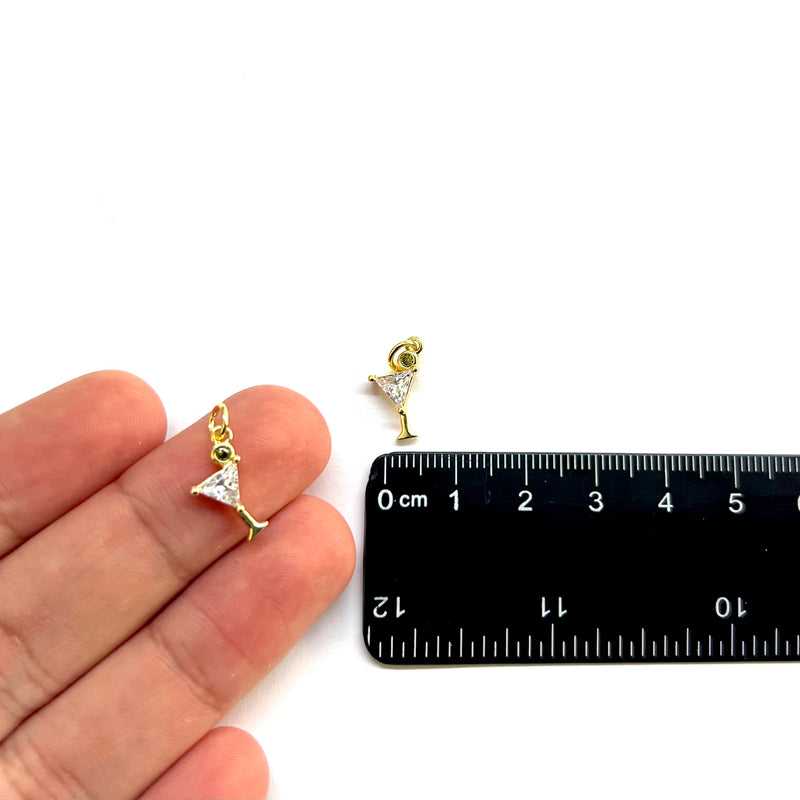 Bebida, Enchapado 18k, Charm/Pendant