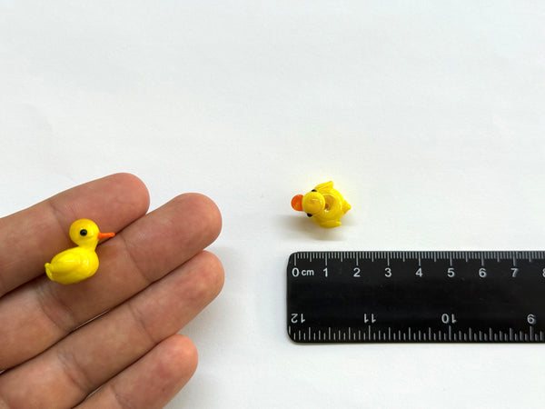 Pato, Cristal, Lampwork, Beads