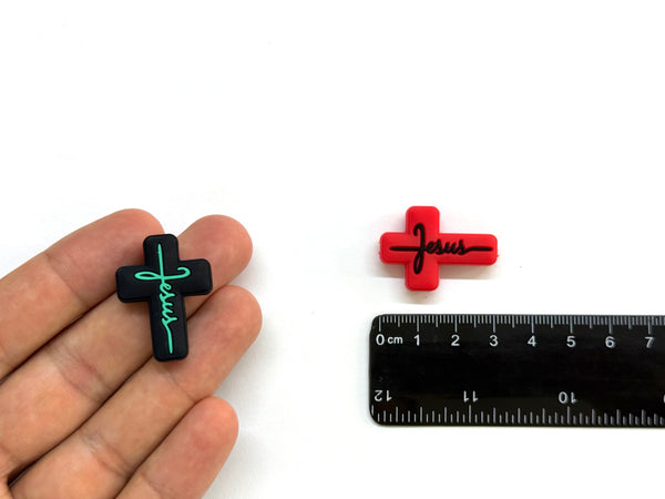 Cruz, Silicona, Beads