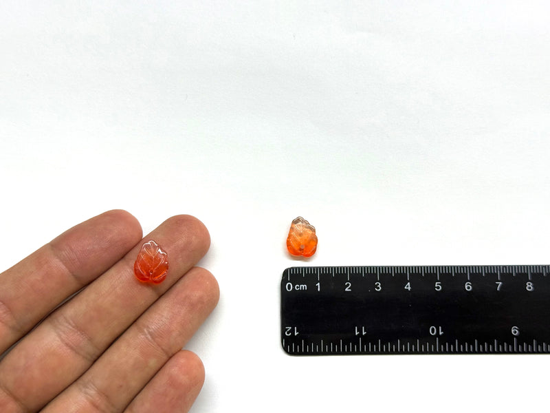 Hoja, Otoño, Cristal, Charm/Pendant