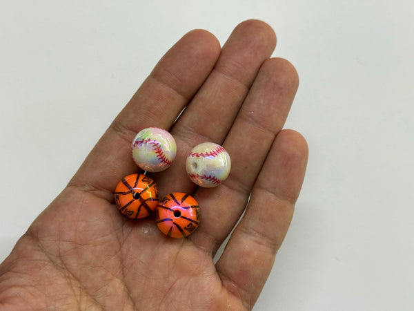 Deportes, Baloncesto,Pelota, Baseball, Acrílico, Beads