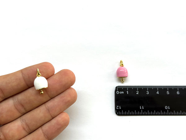 Campana, Enchapado 18k, Charm/Pendant