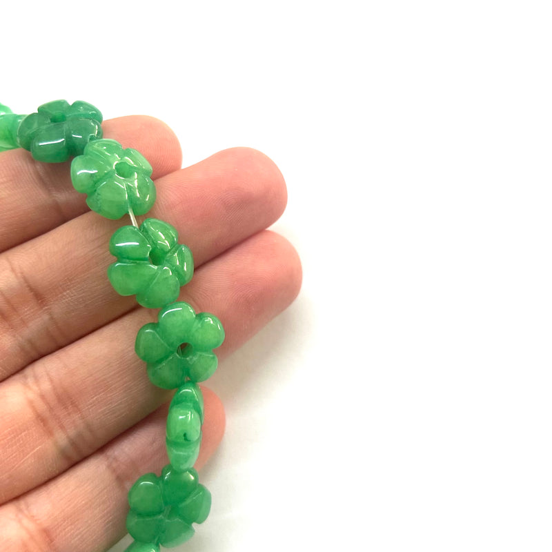 Flor, Malaysia Jade, Piedra, Beads