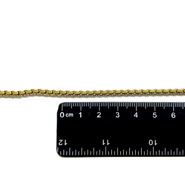 Cadena Box, Stainless Steel, 3x3mm