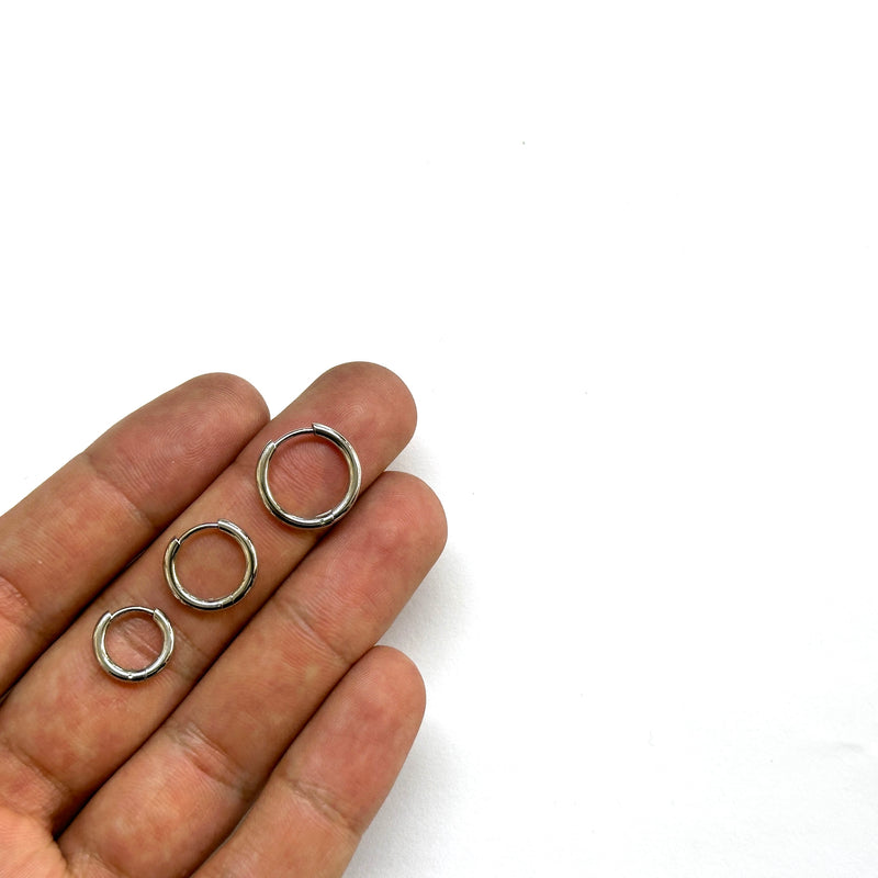 Aro, Hoop, Stainless Steel, Aretes