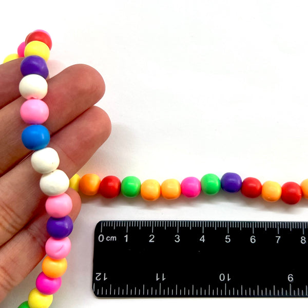 Beads, Goma, Polymer Clay, 8mm