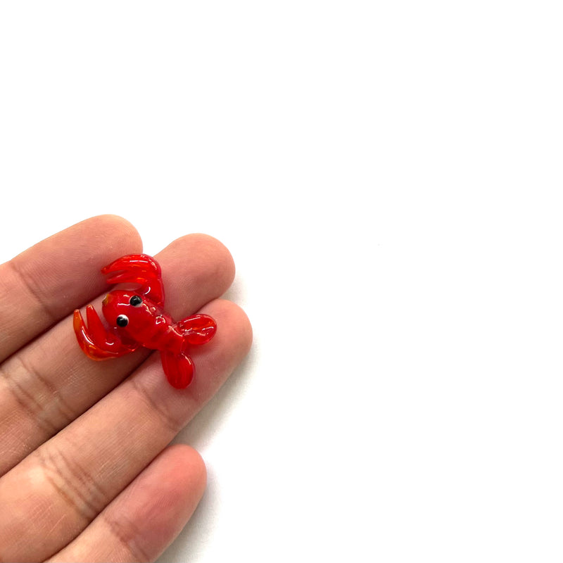 Langosta, Cristal, Lampwork, Beads