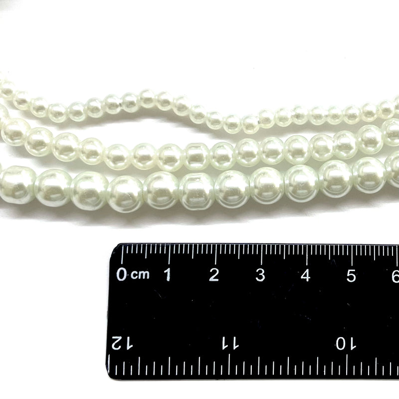 Perlas, Cristal, 4mm/6mm/8mm, Beads