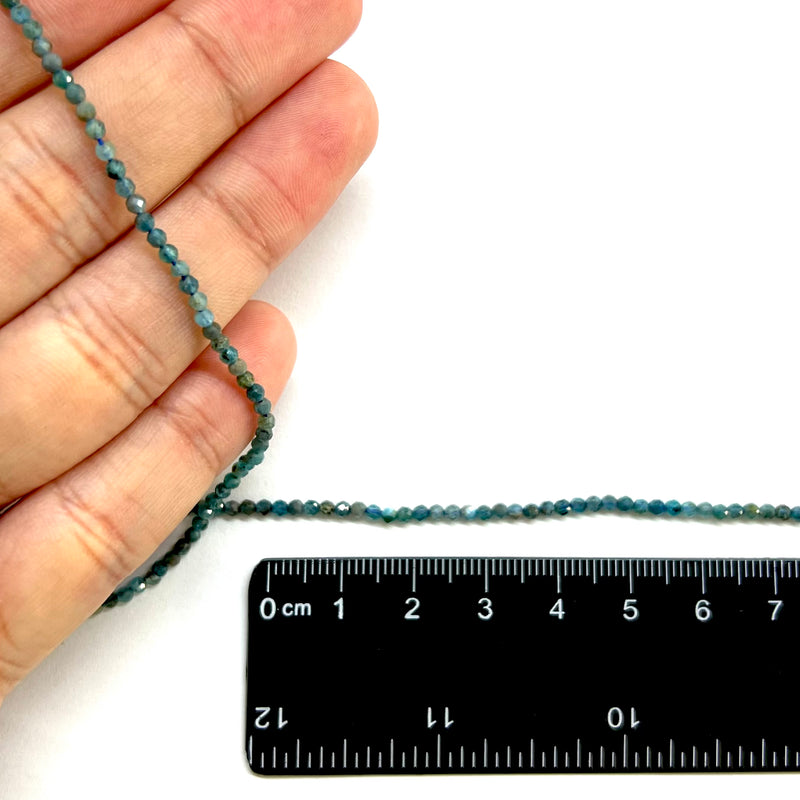 Apatite, Piedra Facetada, 2mm, Beads