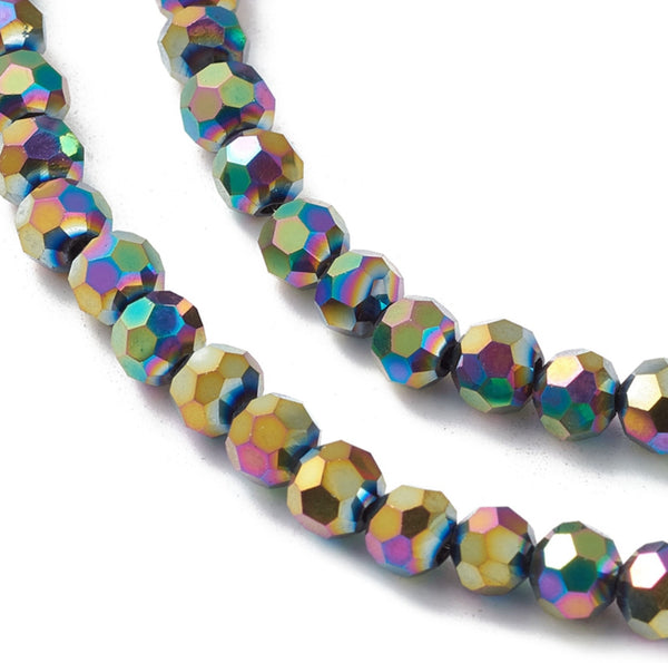 Cristal Redondo Facetado 6mm, Beads