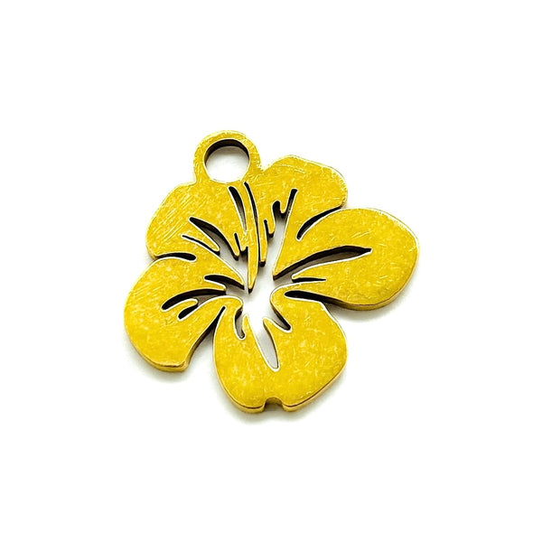 Flor de Maga, Amapola, Stainless Steel, Charm/Pendant