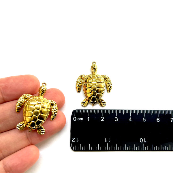Tortuga, Stainless Steel, Charm/Pendant