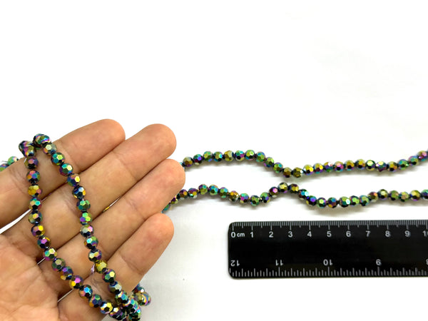 Cristal Redondo Facetado 6mm, Beads