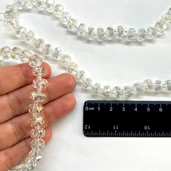 Cristal Rondelle Facetado, Beads