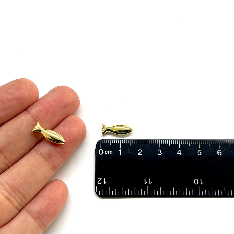 Pez, Enchapado 18k, Beads