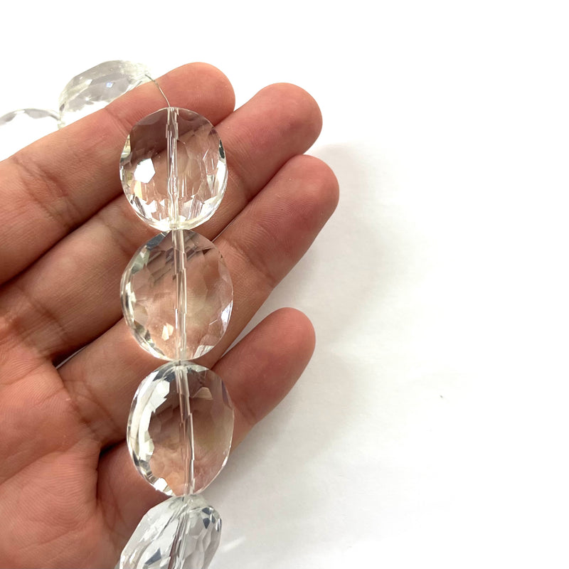Cristal Ovalado Facetado, Beads