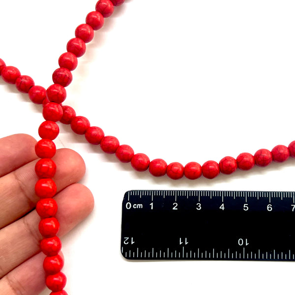 Howlite, Piedra, 8mm, Beads