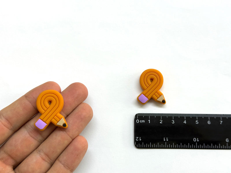 Lápiz, Maestra, Silicona, Beads