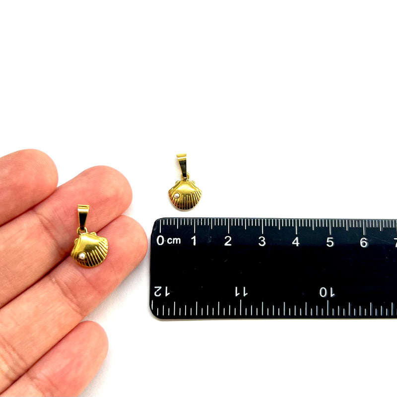 Concha, Stainless Steel, Charm & Pendant