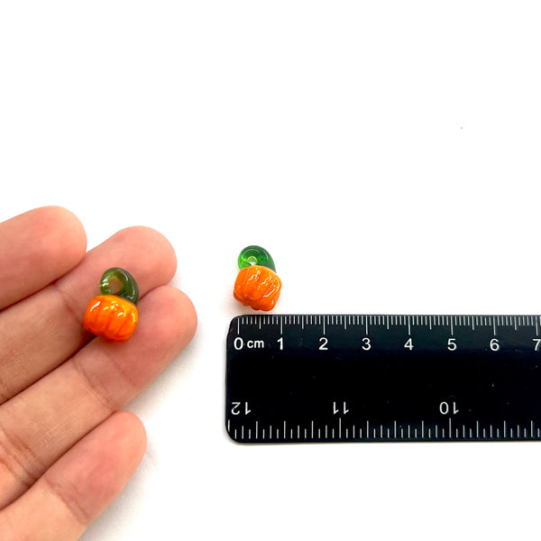 Calabaza, Cristal, Lampwork, Charm/Pendant