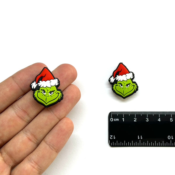 Grinch, Navidad, Silicona, Beads